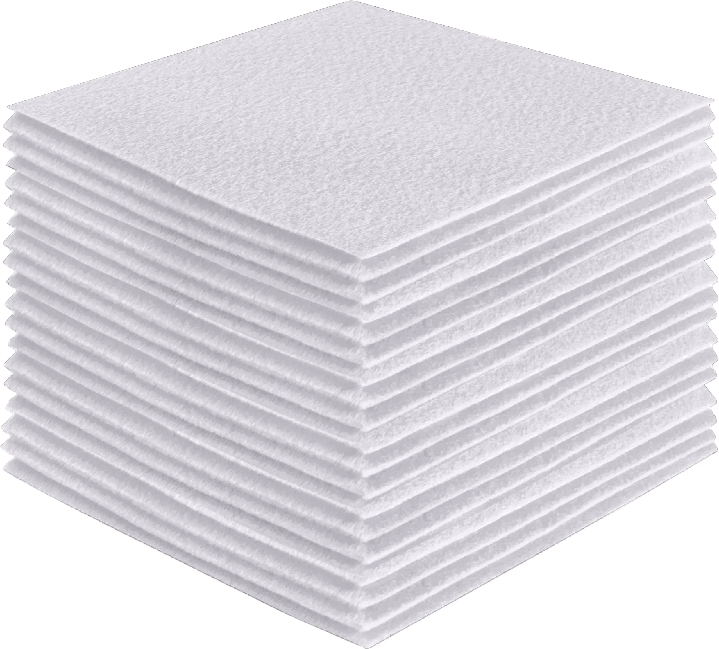Acrylic Felt Craft Sheet Packs – White | Soft Felt for DIY & Sewing