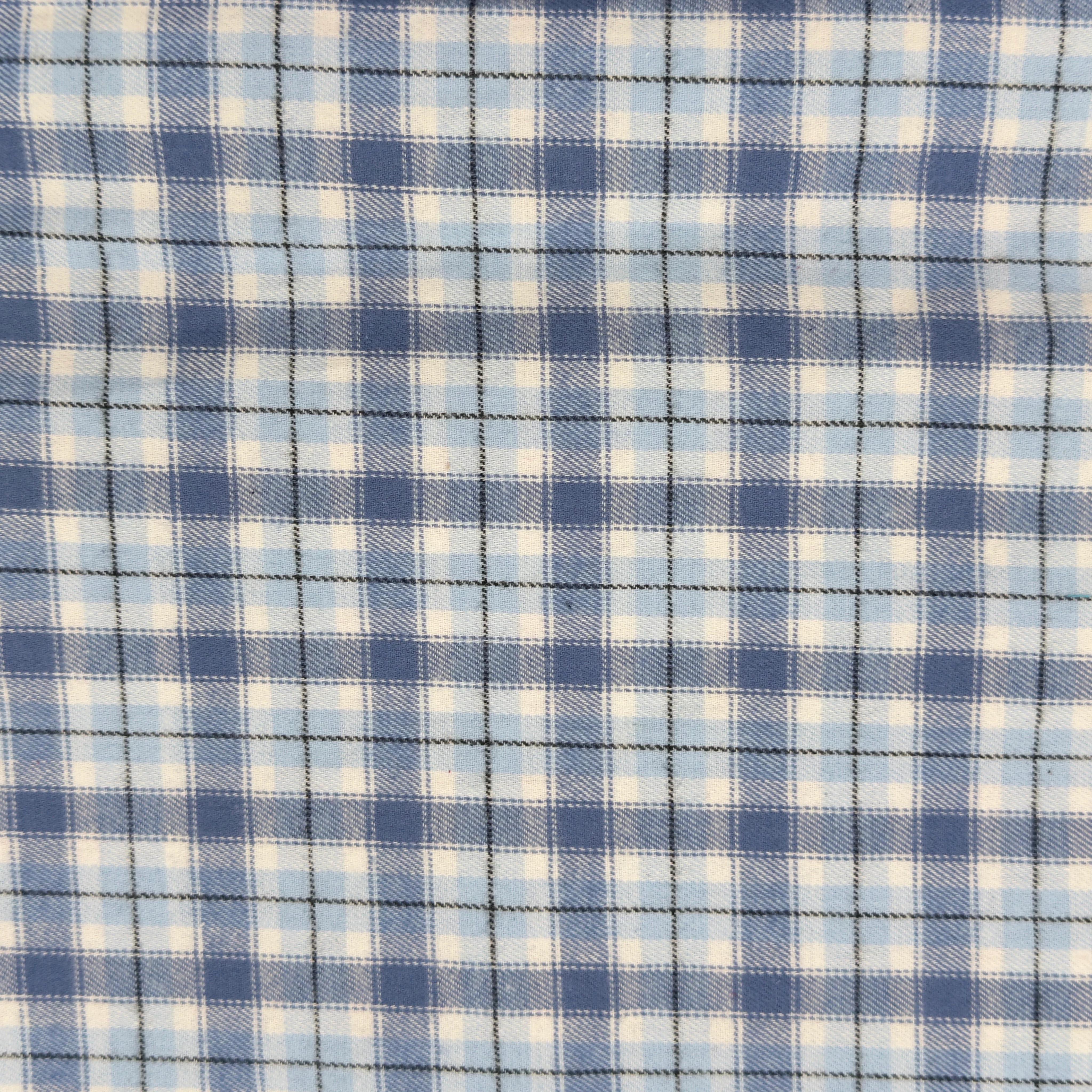 Cotton Flannel Fabric | Bluebird Valley Plaid | 100% Cotton 5oz, 60"
