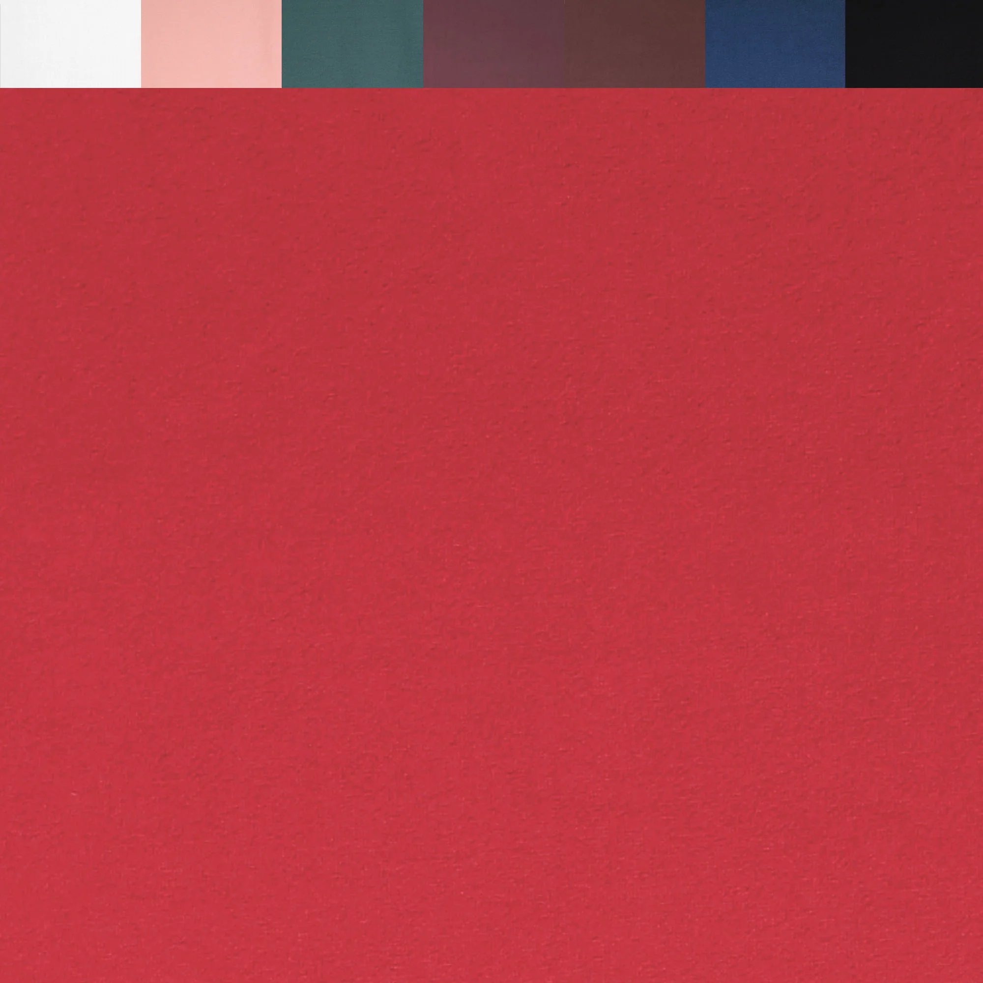 DTY Double Brushed Polyester Spandex Knit Fabric | Red