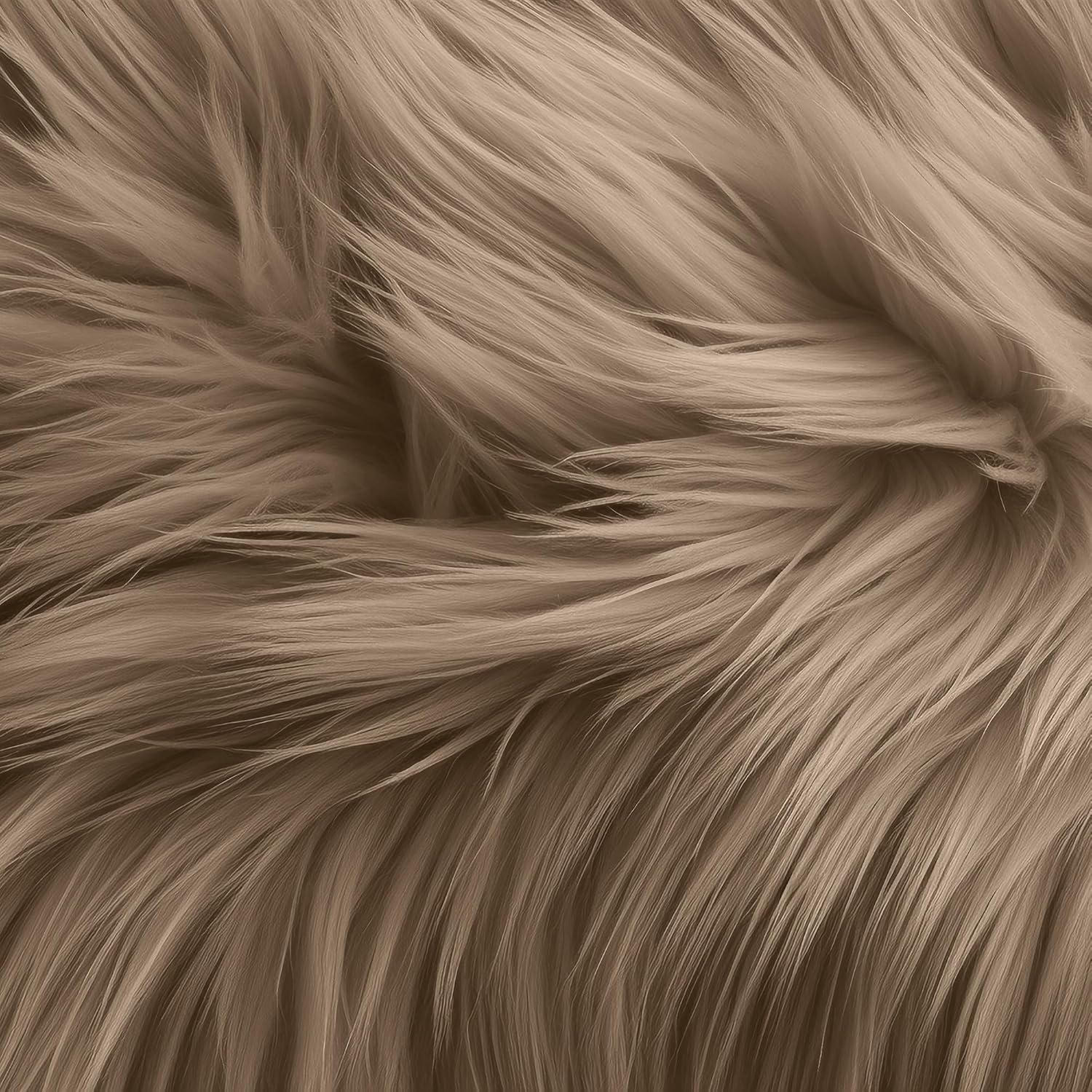 Faux Fur Shaggy Fabric – Soft, Long Pile Fake Fur Squares - Image 5