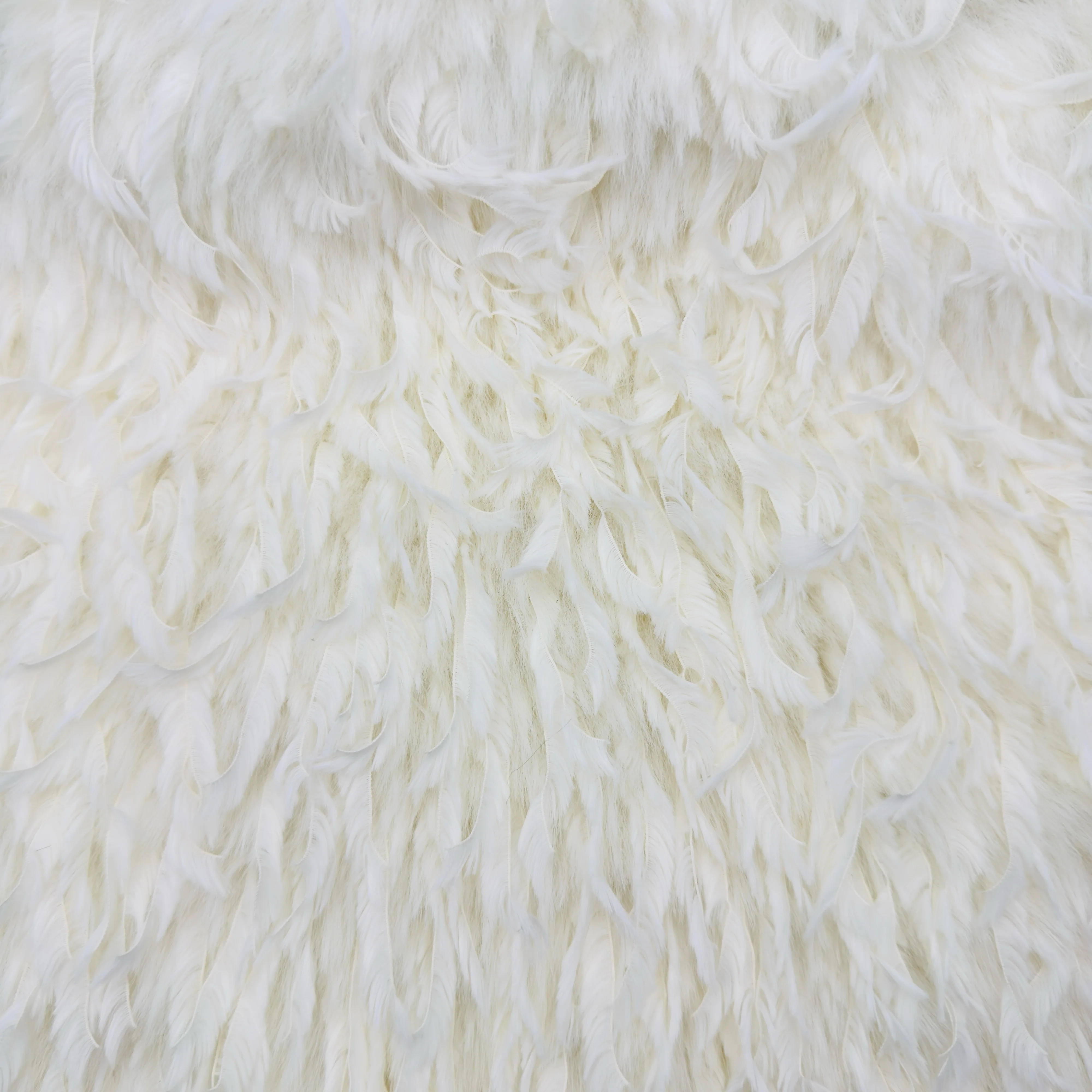 Feather Mink Faux Fur Fabric Half Yard (18x60) | FabricLA - Image 3