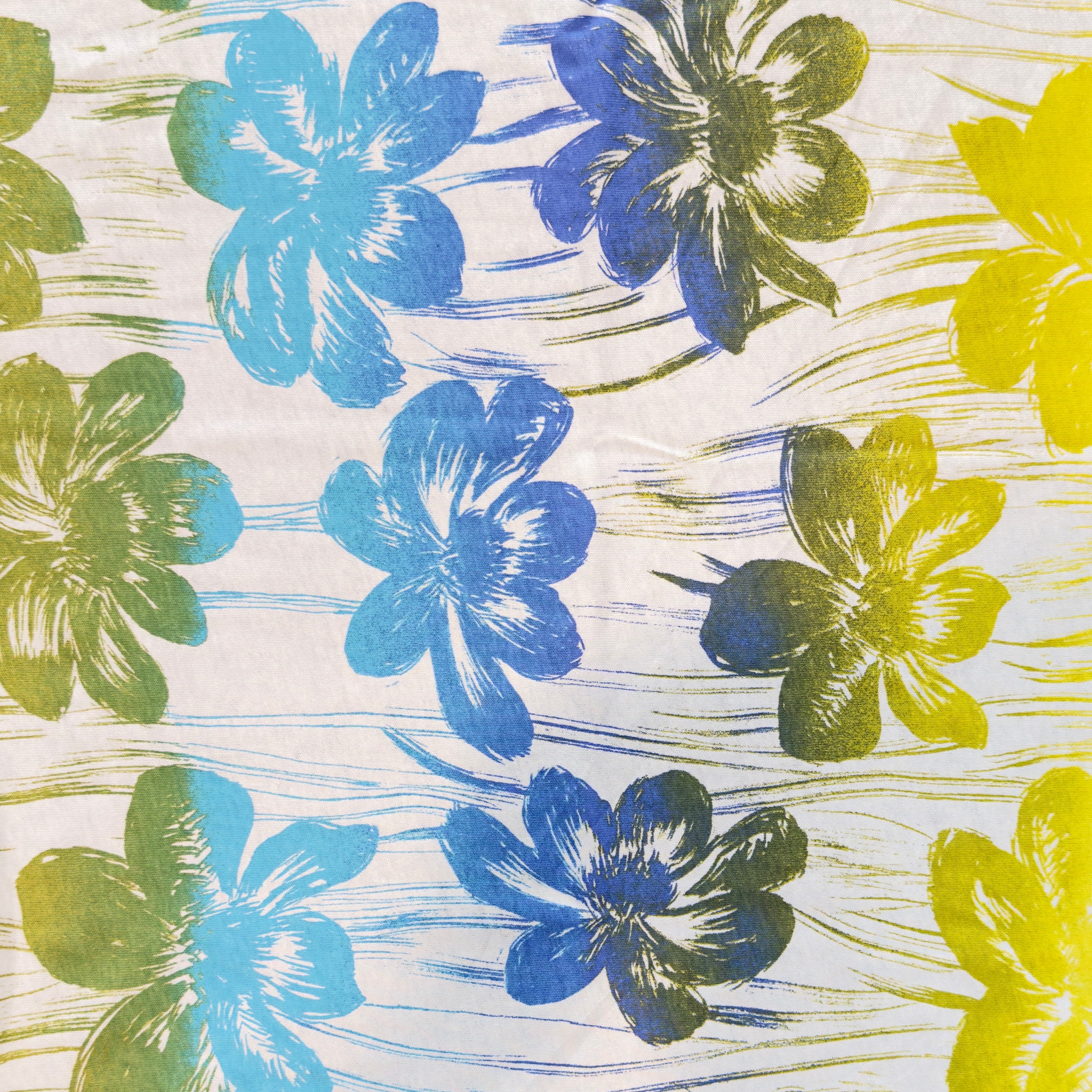 Floral Cotton Jersey Knit Fabric by the Yard | 160 GSM 100% Cotton