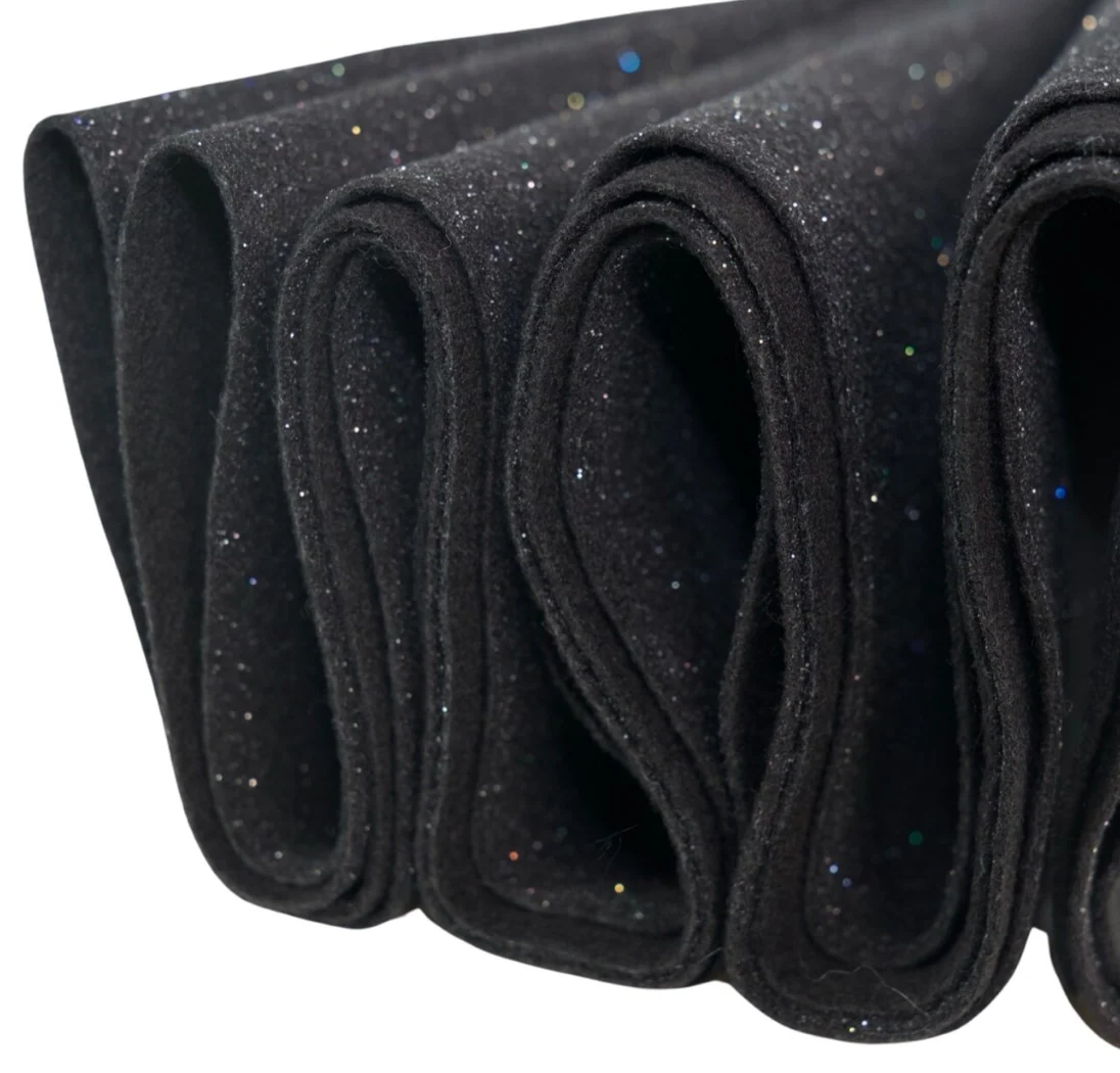 Glitter Felt Fabric by the Yard for Crafts, Costumes & Décor – 60 Inch