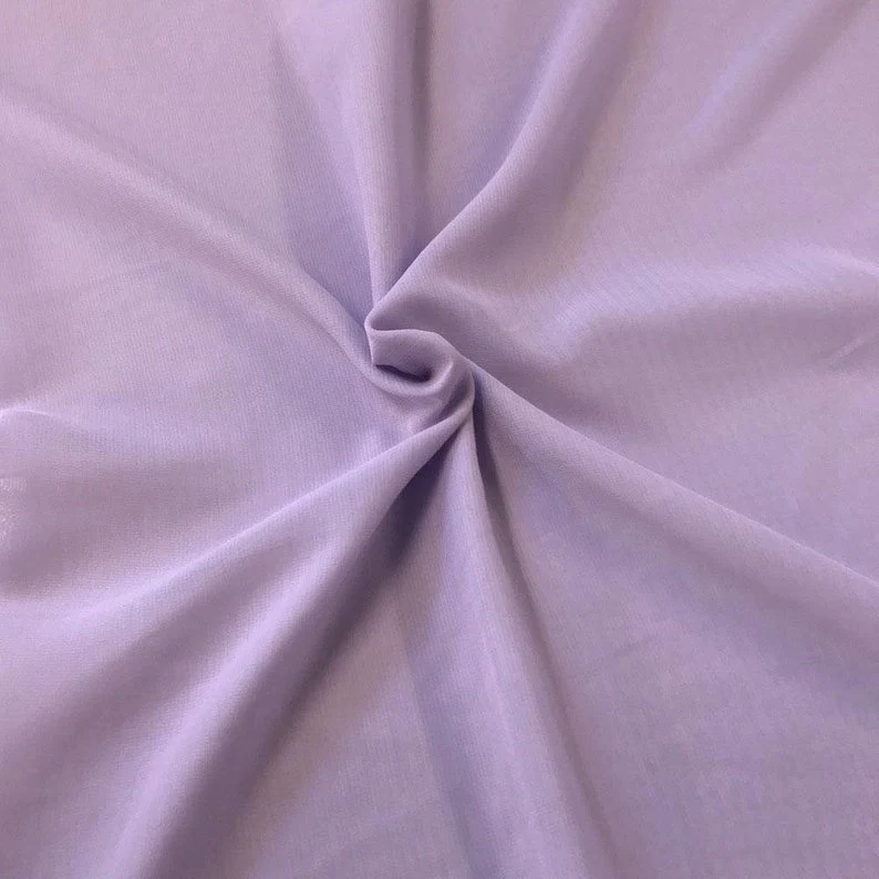 Chiffon Fabric | Lilac - Soft Lightweight Polyester | 60" Wide