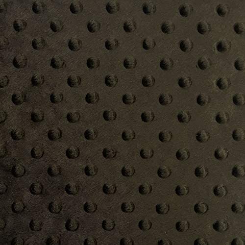 Minky Fabric by the Yard – 60" Chocolate Brown Plush Oeko-TEX