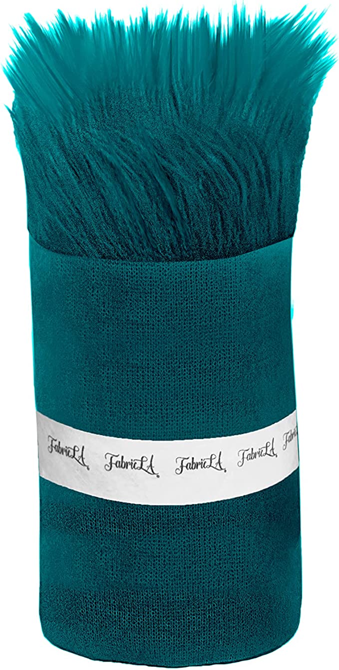 Mohair Faux Fur Fabric Strips Pre Cut Trim Ribbon Pack of 2 - Image 15