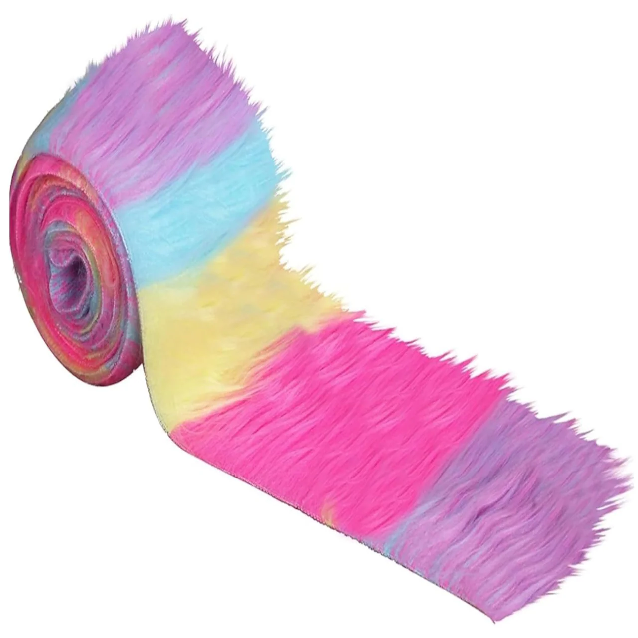 Mohair Faux Fur Fabric Strips Pre Cut Trim Ribbon Pack of 2 - Image 27
