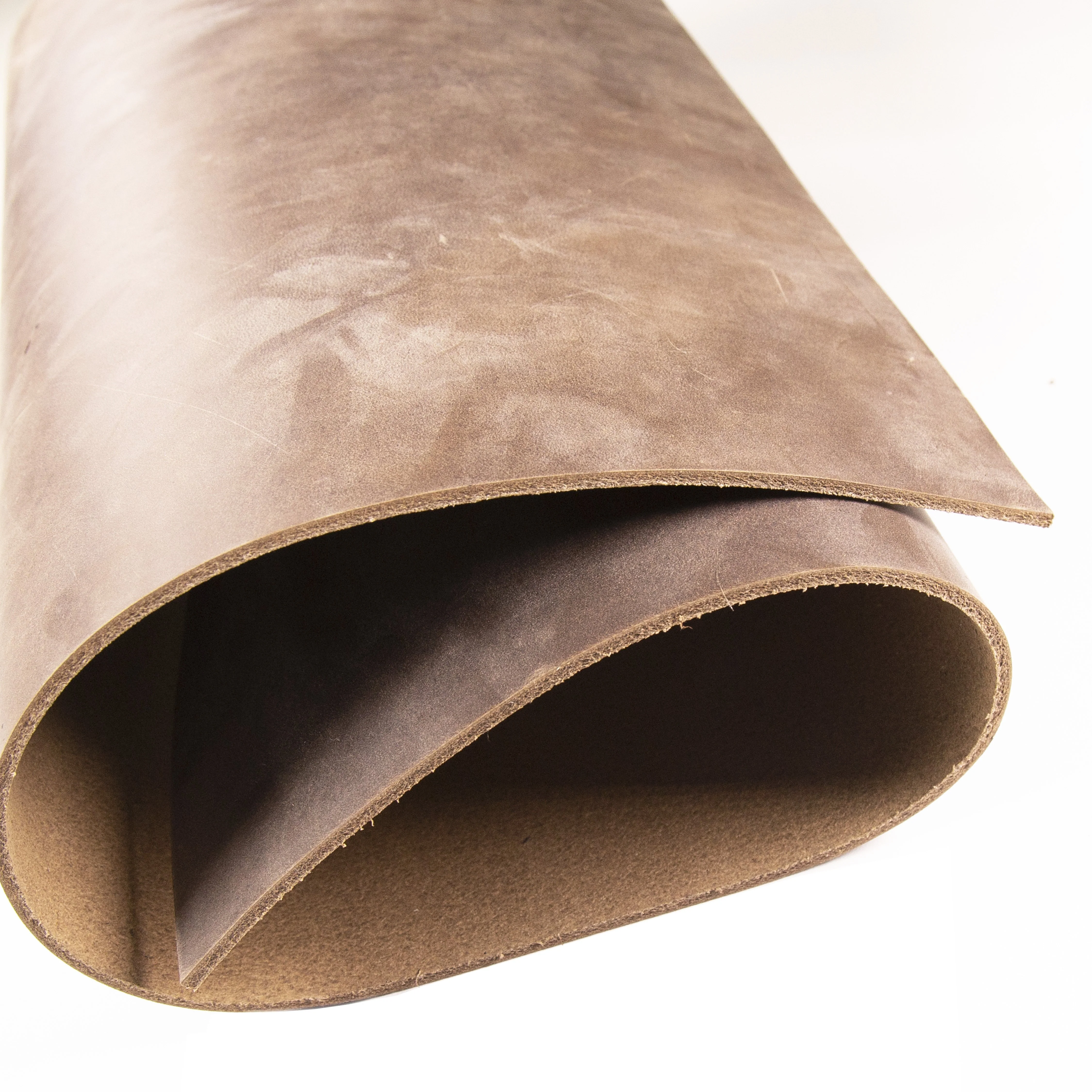 Premium Leather Cuts – 2.8mm Tobacco Brown Hide for Crafting, Tooling