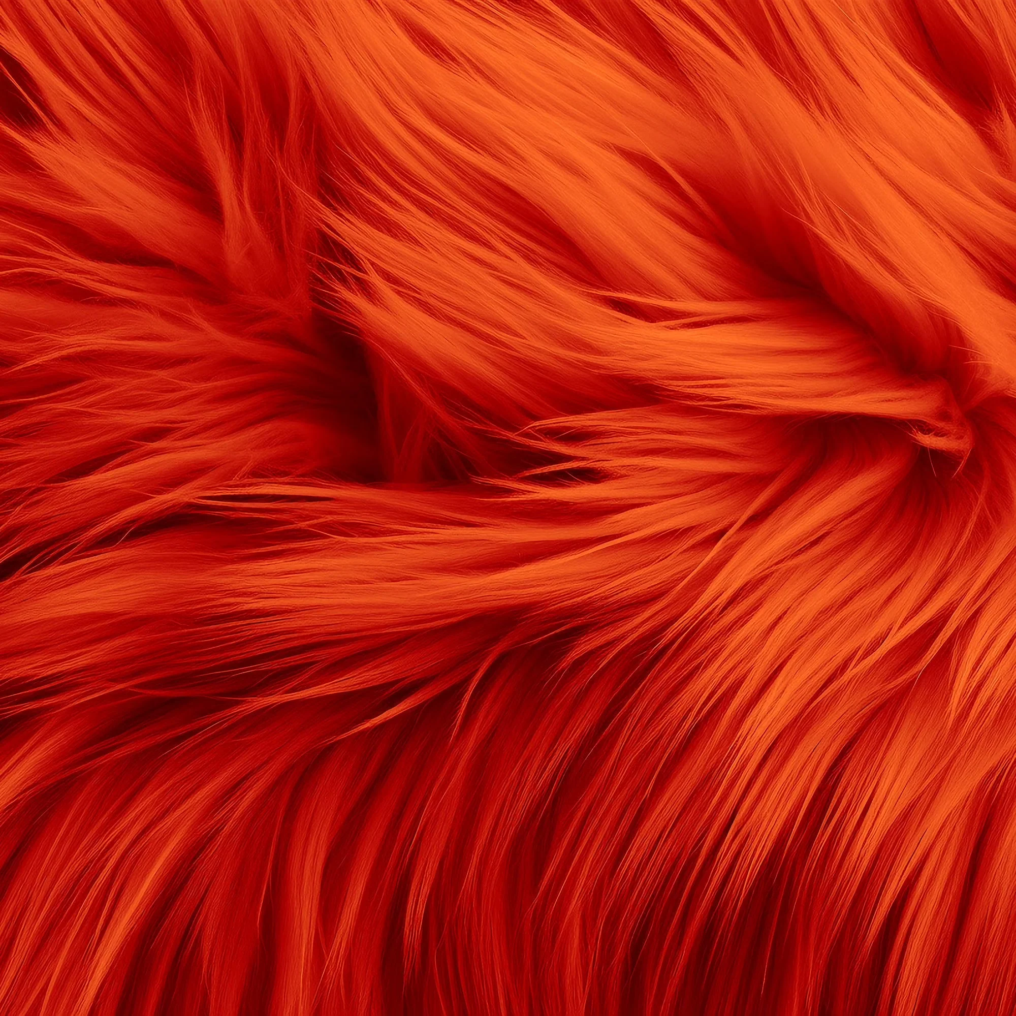 Round Shaggy Faux Fur Fabric - 40 inches Diameter - for Home Decor - Image 16