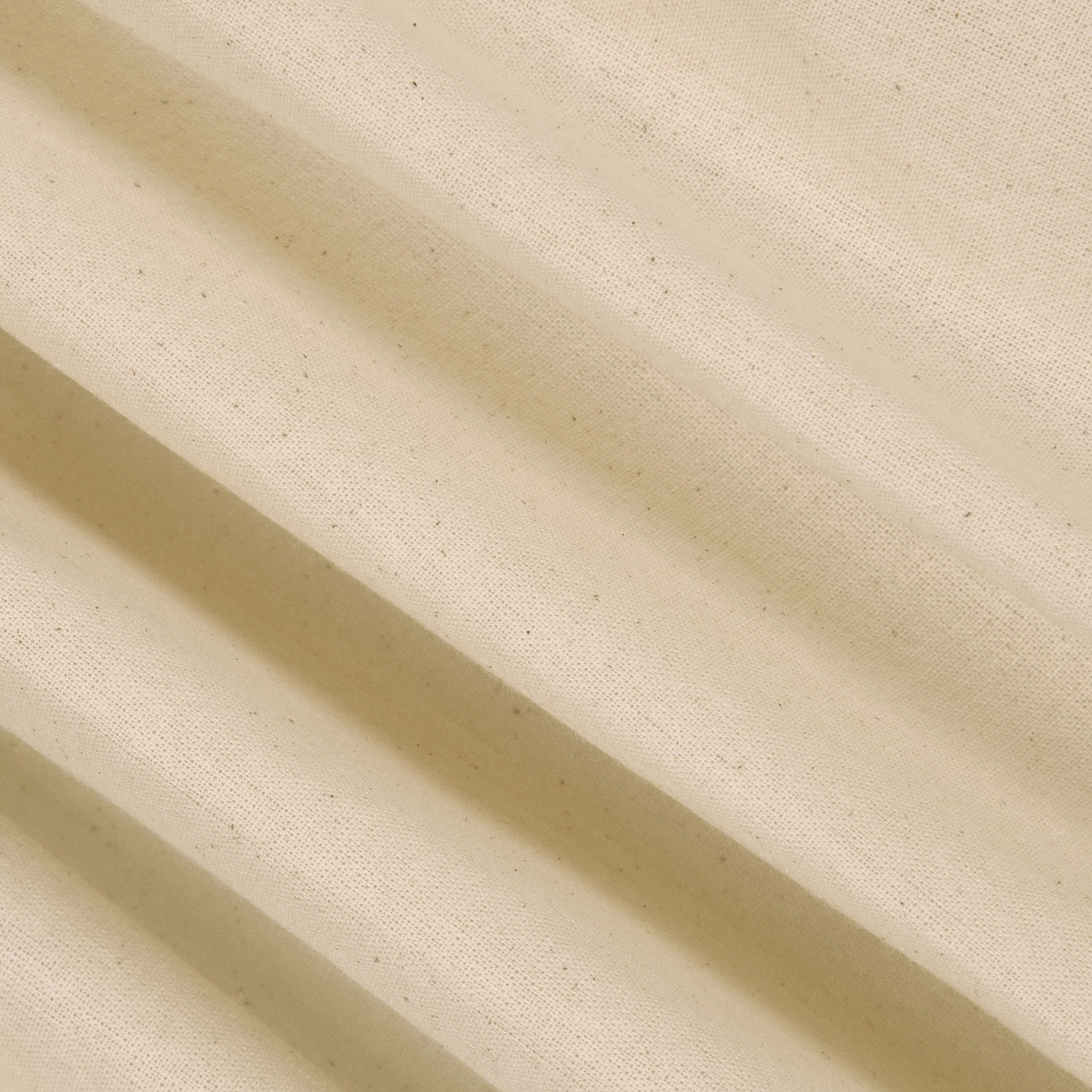 Unbleached Muslin Fabric | 100% Cotton Natural Fabric | 62" Wide